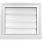 Ekena Millwork Vertical Surface Mount PVC Gable Vent: Functional, w/ 2"W x 2"P Brickmould Sill Frame, 18"W x 16"H GVPVE18X1603SF - alternate 1